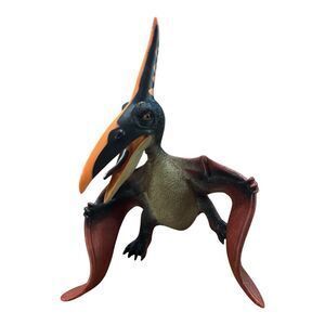 Rubber Dinosaur Pterodactyl 15” Toy Figure Realistic 2016  Toy Major Trading Co
